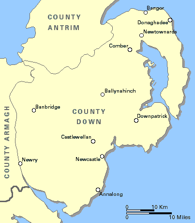 County down map