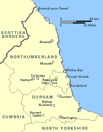 England: Durham, Northumberland, Tyne and Wear