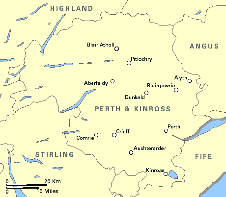 Image result for Map Kinross, Scotland
